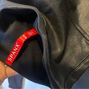 SPANX LEATHER LEGGINGS NEVER WORN